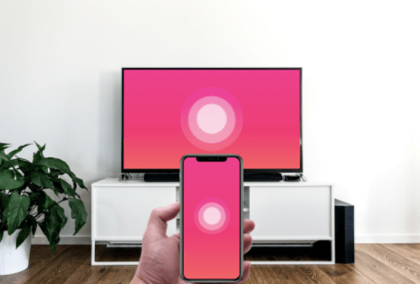 Ekrano atspindėjimas ir perdavimas naudojant repliką sistemoje „iOS“.