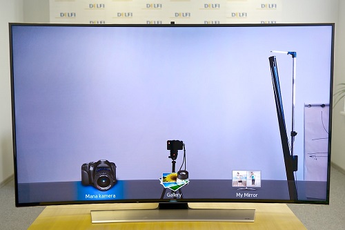 Ukážkový režim televízora Samsung mimo predajne