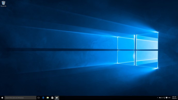 Windows 10 pārskats: darbvirsma