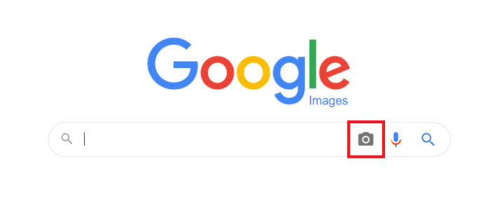 Página inicial do Imagens do Google