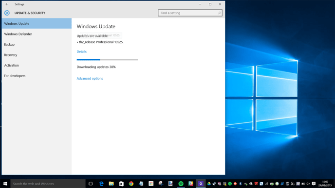 windows uppdatering