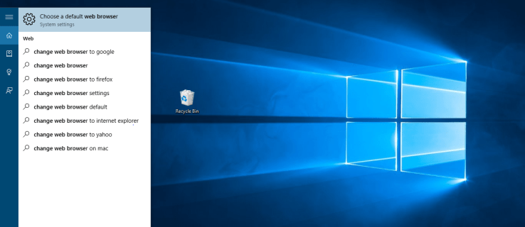 Az alapértelmezett böngésző módosítása a Windows 10 rendszeren
