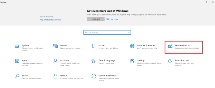 Microsoft Windows 10 Jak změnit tapetu - Nastavení Nabídka Start