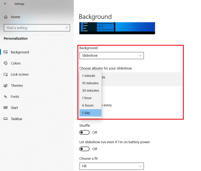 Microsoft Windows 10 fona tapetes maiņa — fona personalizēšana