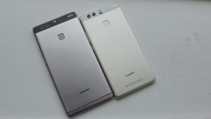 Huawei P9 plus og P9 bagtil