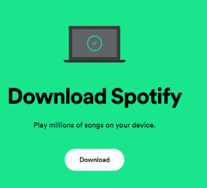 Spotify ڈاؤن لوڈ صفحہ