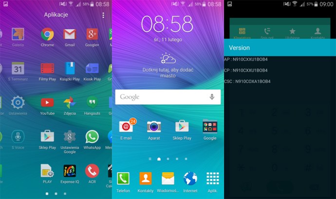 Android Lollipop-opdatering til Samsung Galaxy Note 4