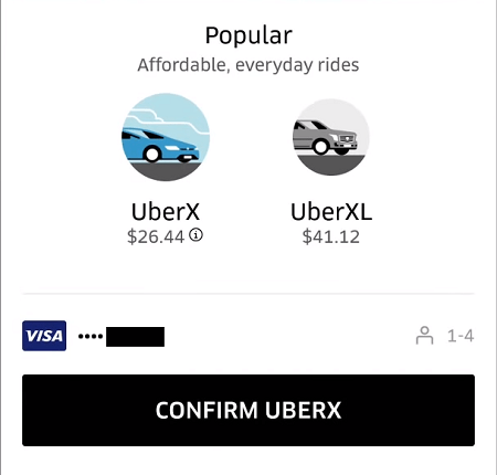 Hur man beställer Uber för någon annan