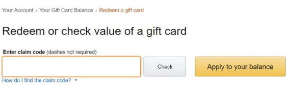 tarjeta regalo amazon rdeem