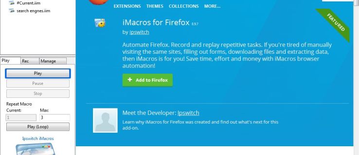Macro's opnemen in Firefox en Google Chrome